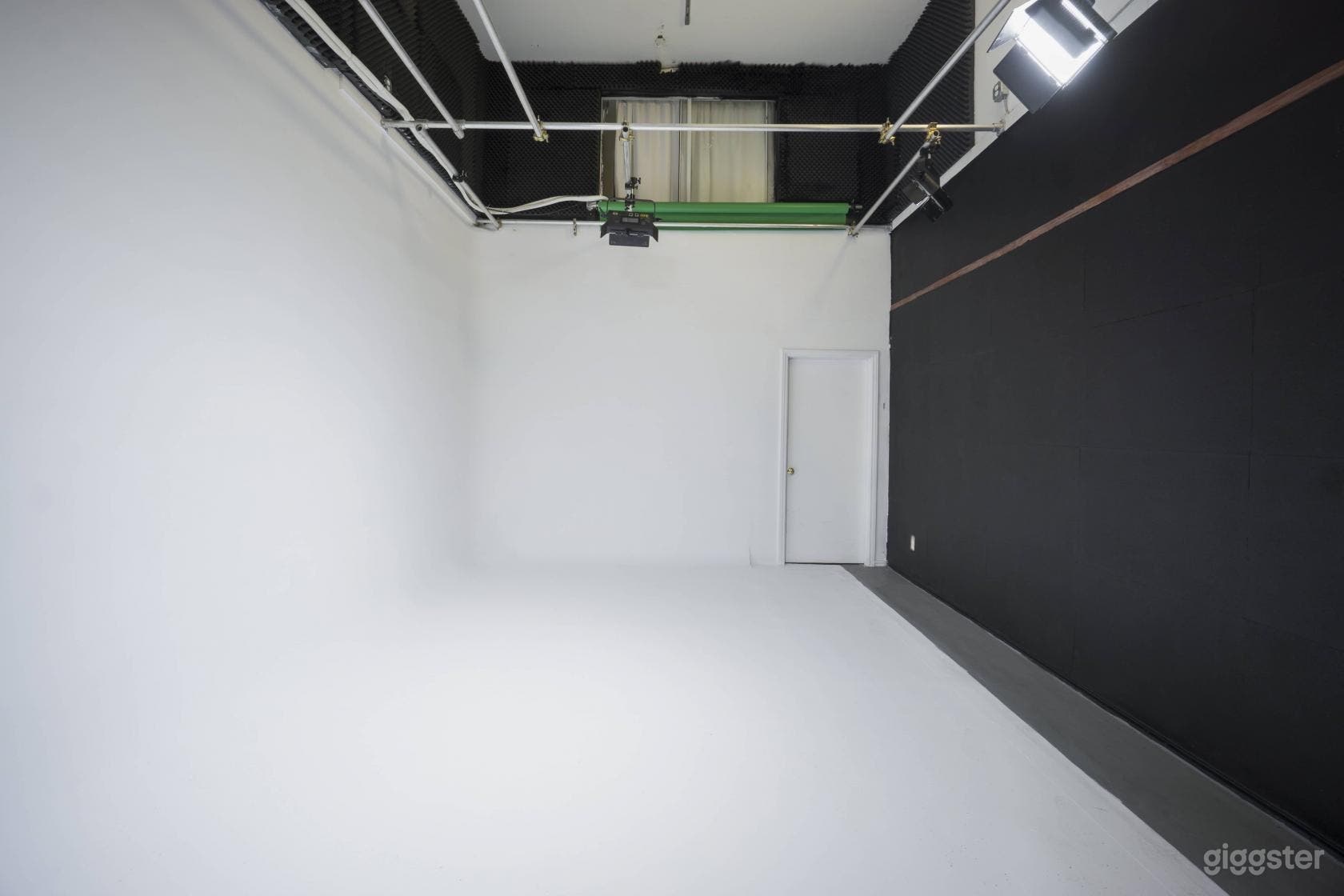 Our soundstage newly painted. Every sunday night we paint.