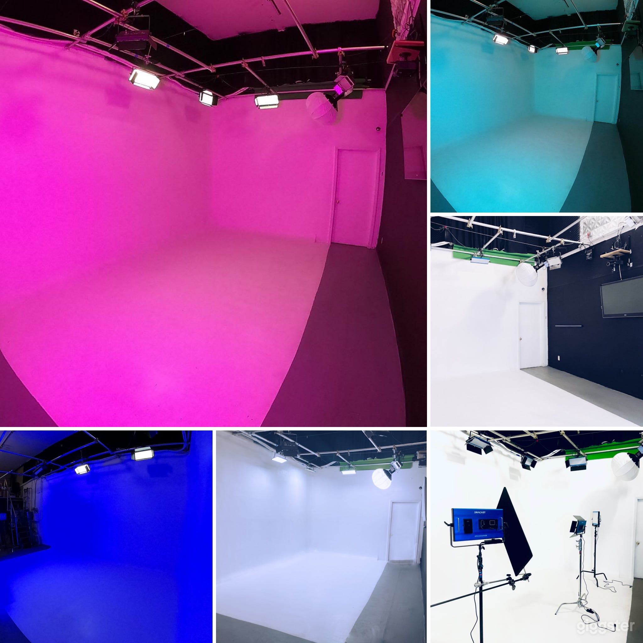 Thus Los Angeles filming / photography studio is updated is with modern pro lighting gear, for your booking. In photo we are using Dracast RGB DRX 2000