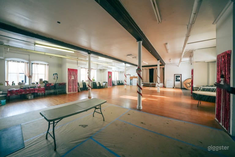  Grand Historic Hall with Stained Glass & Woodwork 