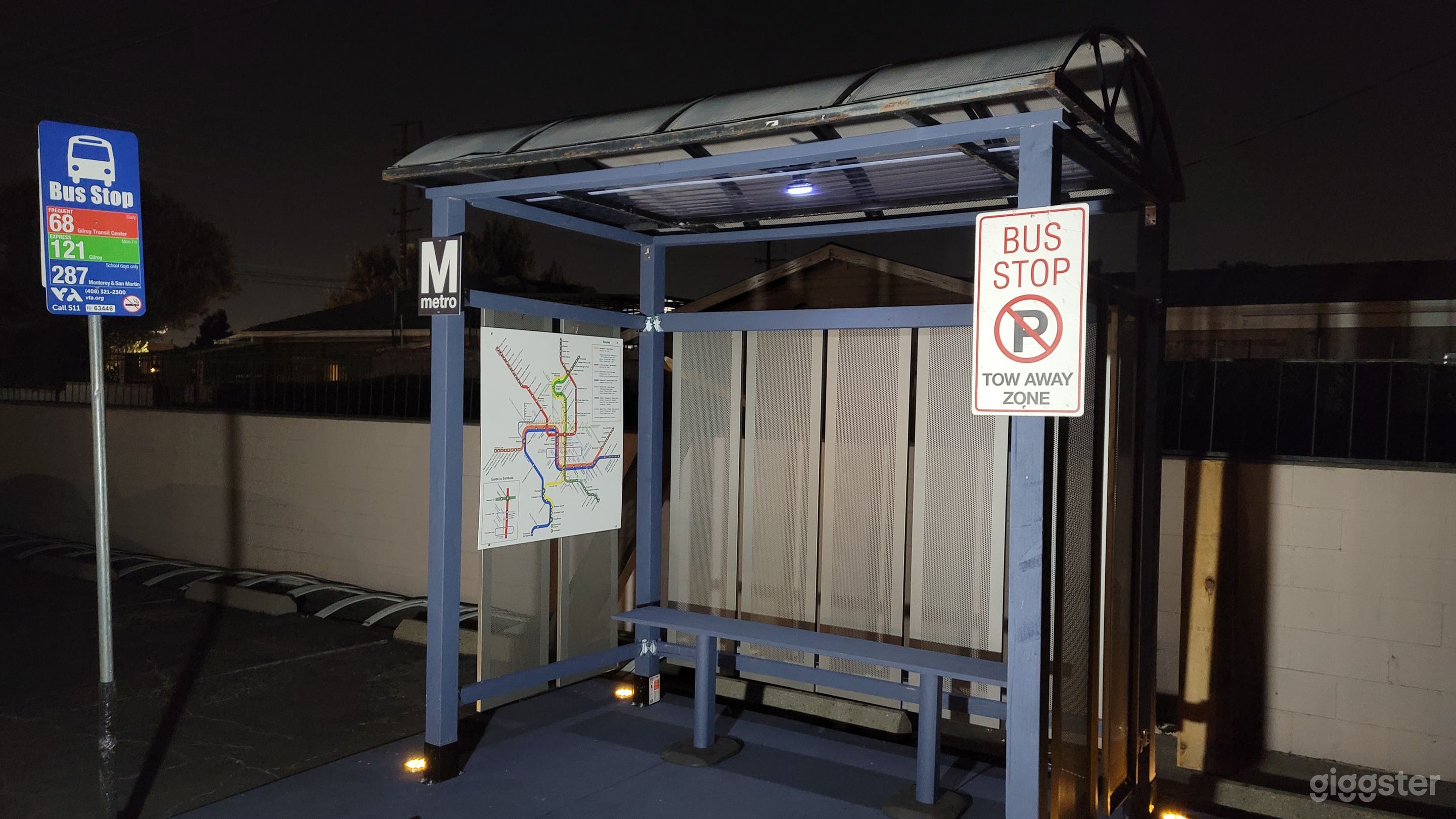 Bus stop with lot of props  Photo 1