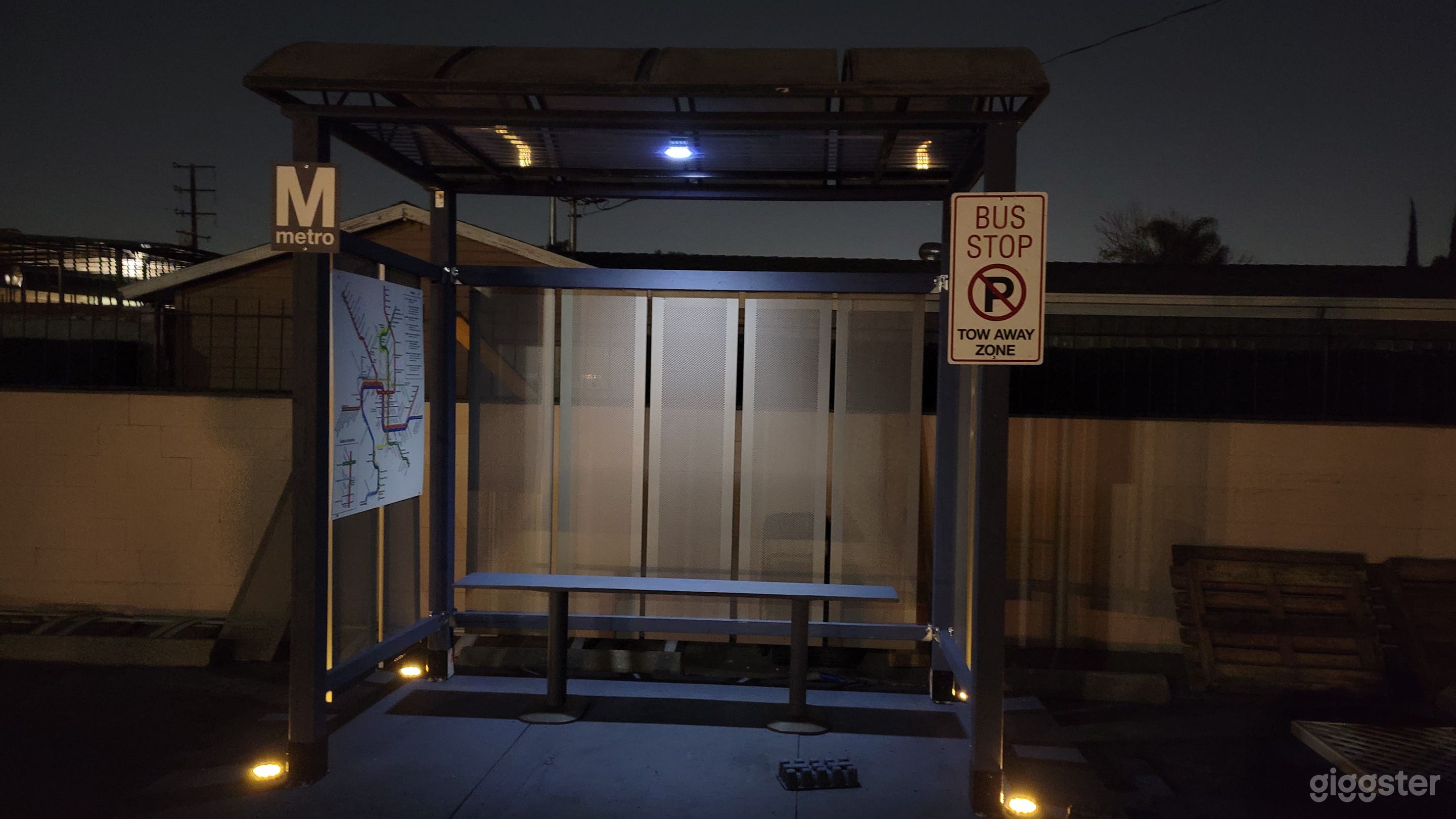 Bus stop with lot of props  Photo 2