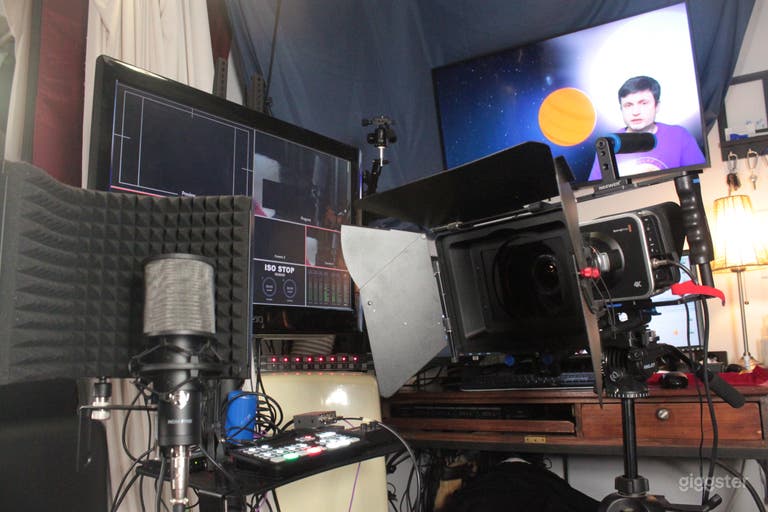  Some of the broadcast/webcast equipment. 4 channel live switcher with keyer, and ISO recording. 