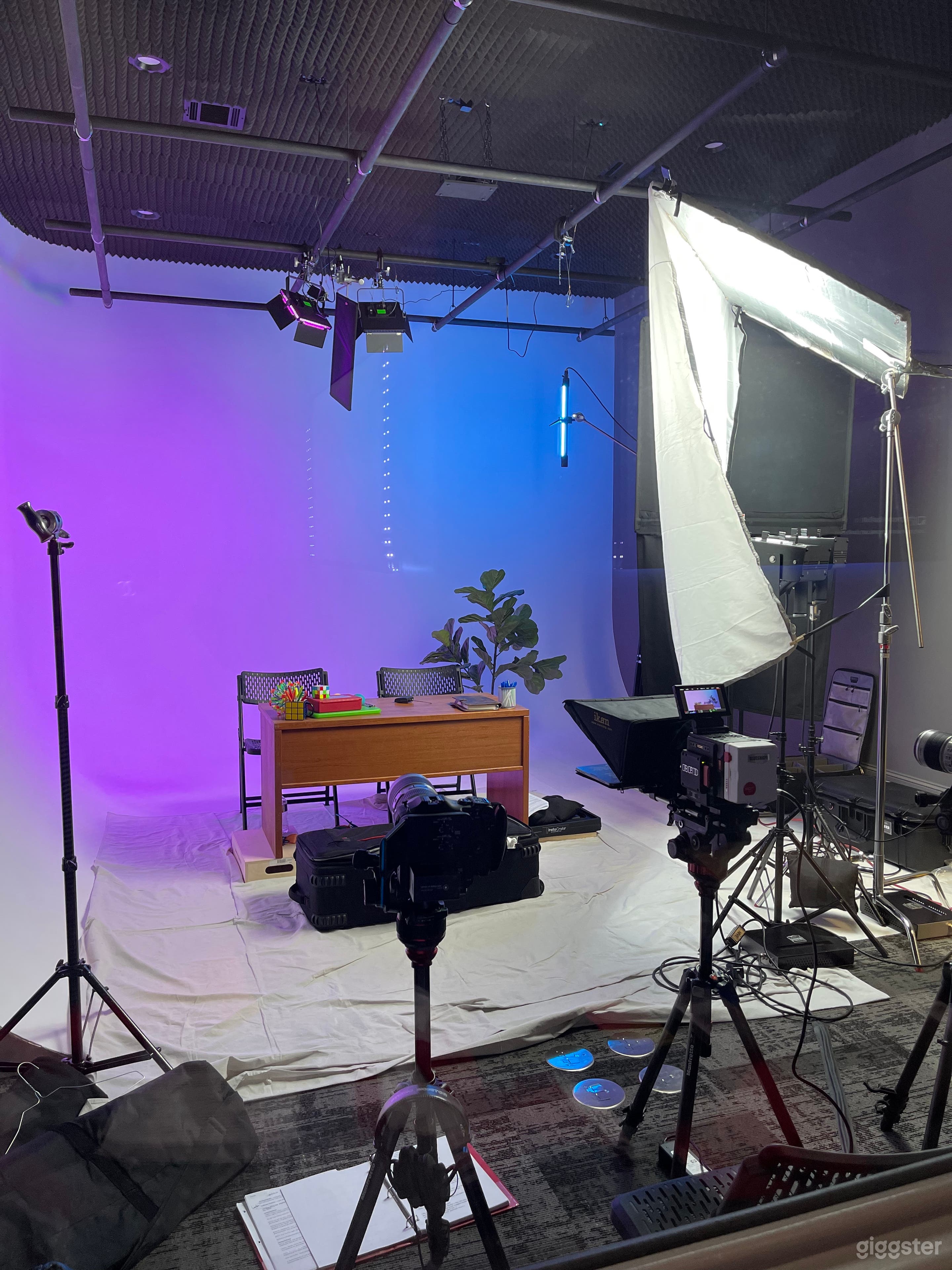 Studio 2 with a set