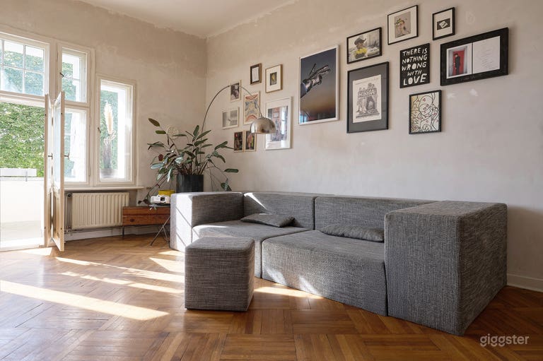  Espacio amplio y luminoso en Berlín con detalles clásico-modernos 
