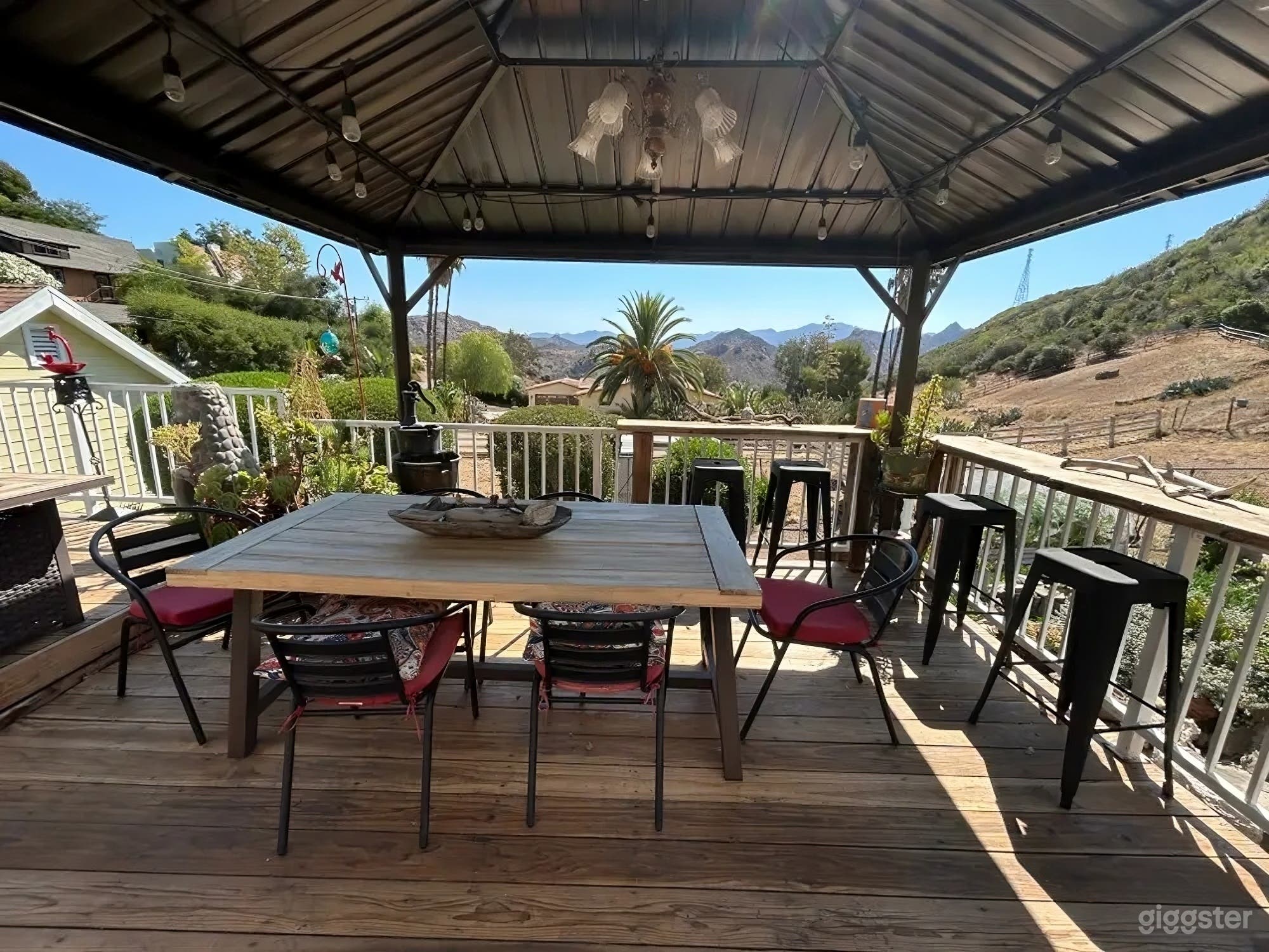 Rustic Backyard  Canyon Deck Photo 2