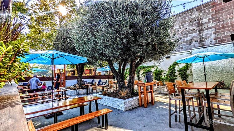 Panoramic Large Outdoor Beer Garden Photo 1