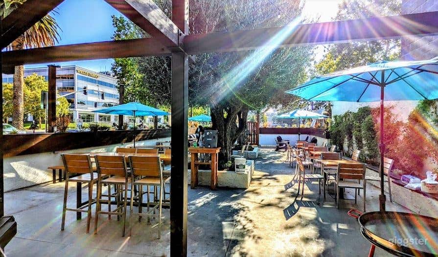 Panoramic Large Outdoor Beer Garden Photo 3