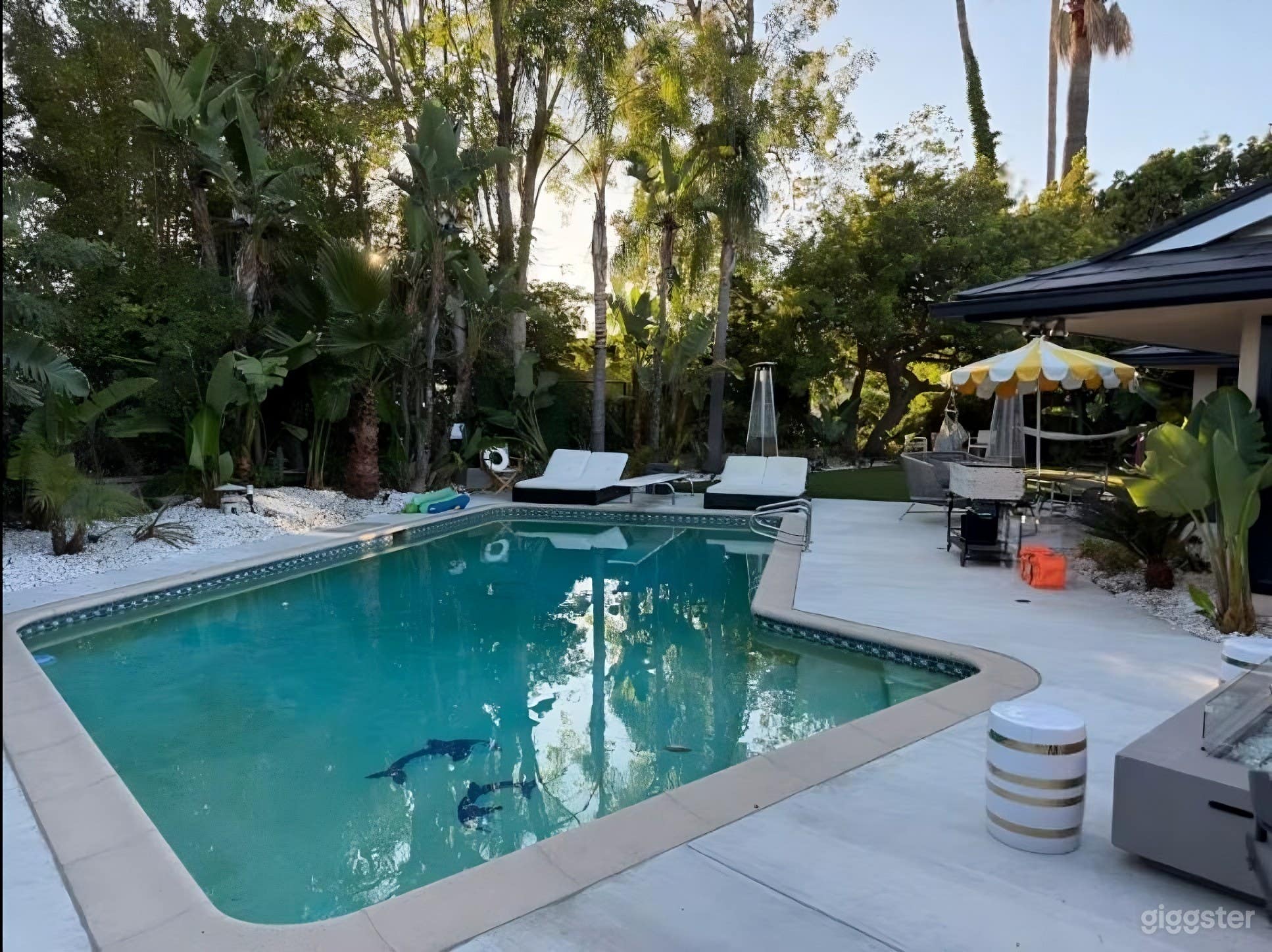 Luxury Mid-Century Home with Heated Pool & Arcade Photo 1