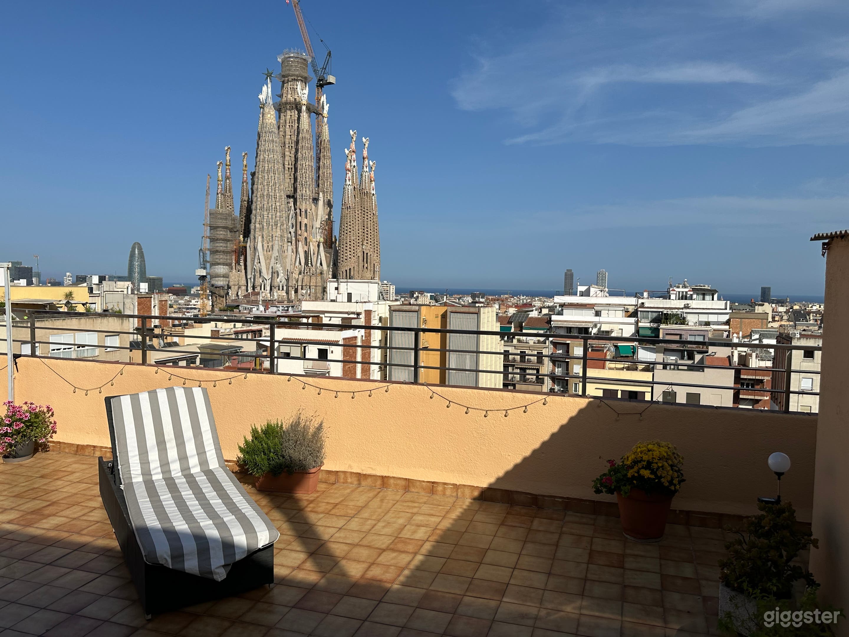 Terraza con Vistas Increíbles de Barcelona Foto 2