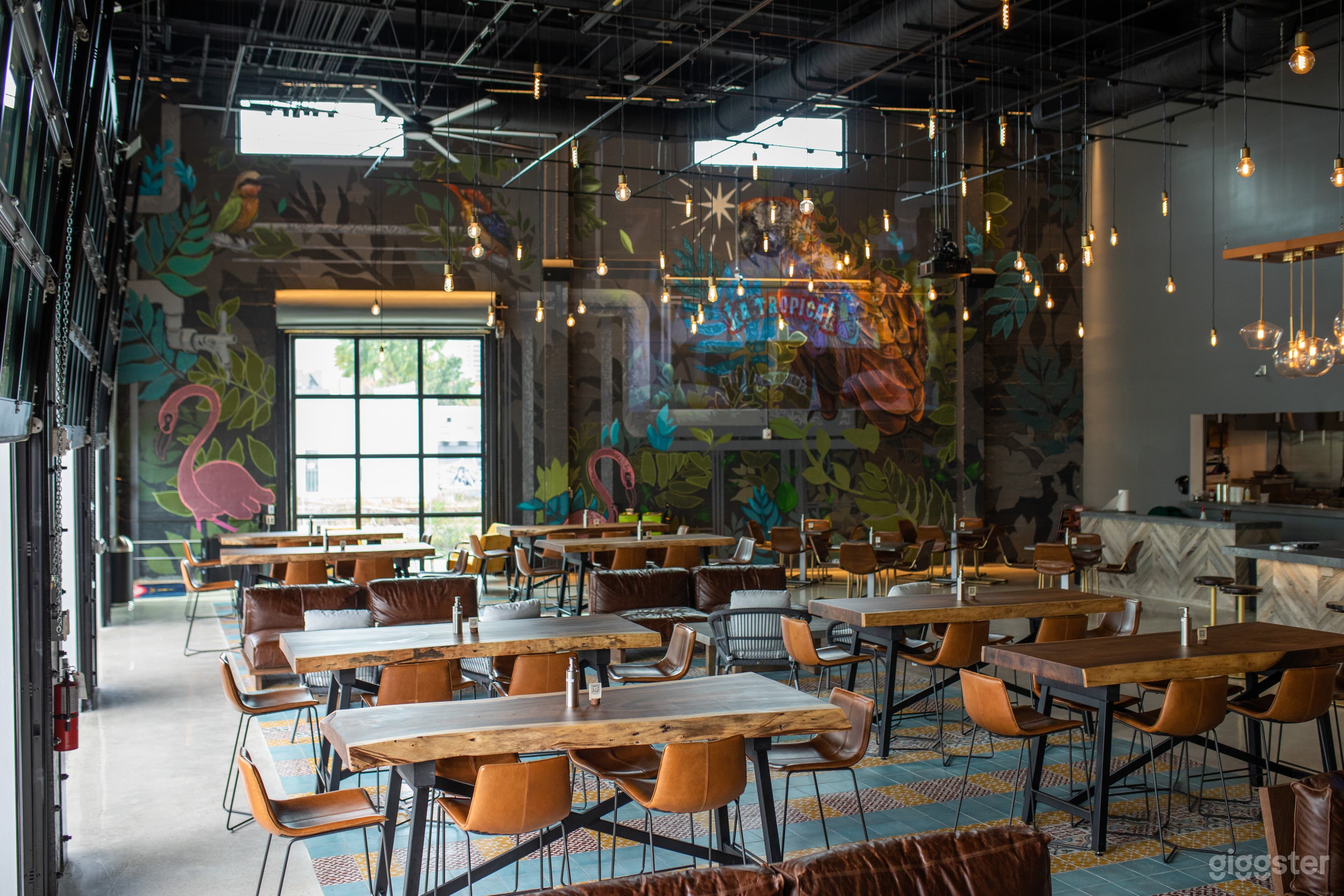 Tropical-Inspired Brewery in Wynwood with Indoor/Outdoor Seating &amp; Patio Stage Photo 1