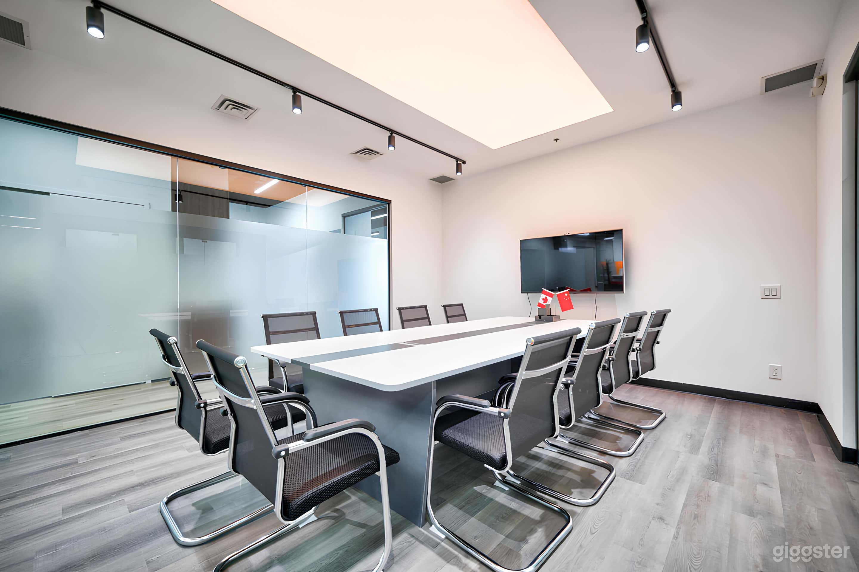 Glass-walled Conference Room Photo 3