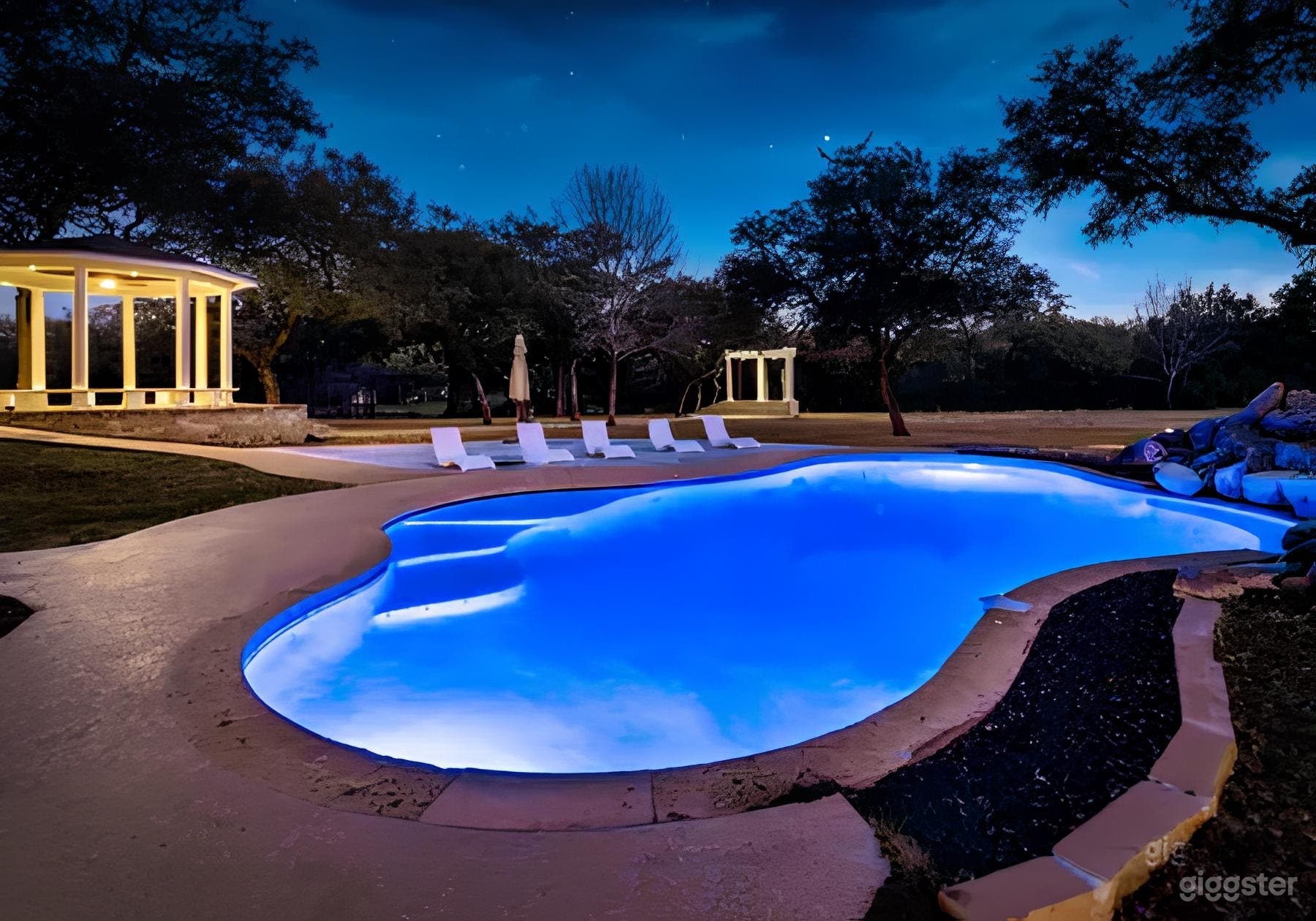 Private Hill Country Pool with Waterfall &amp; Hot Tub Photo 1