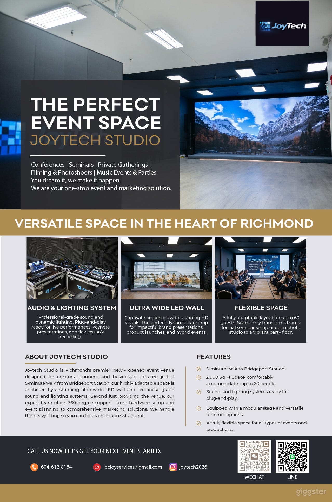 Creative Studio with LED wall & Flexible Layout in Richmond Photo 2