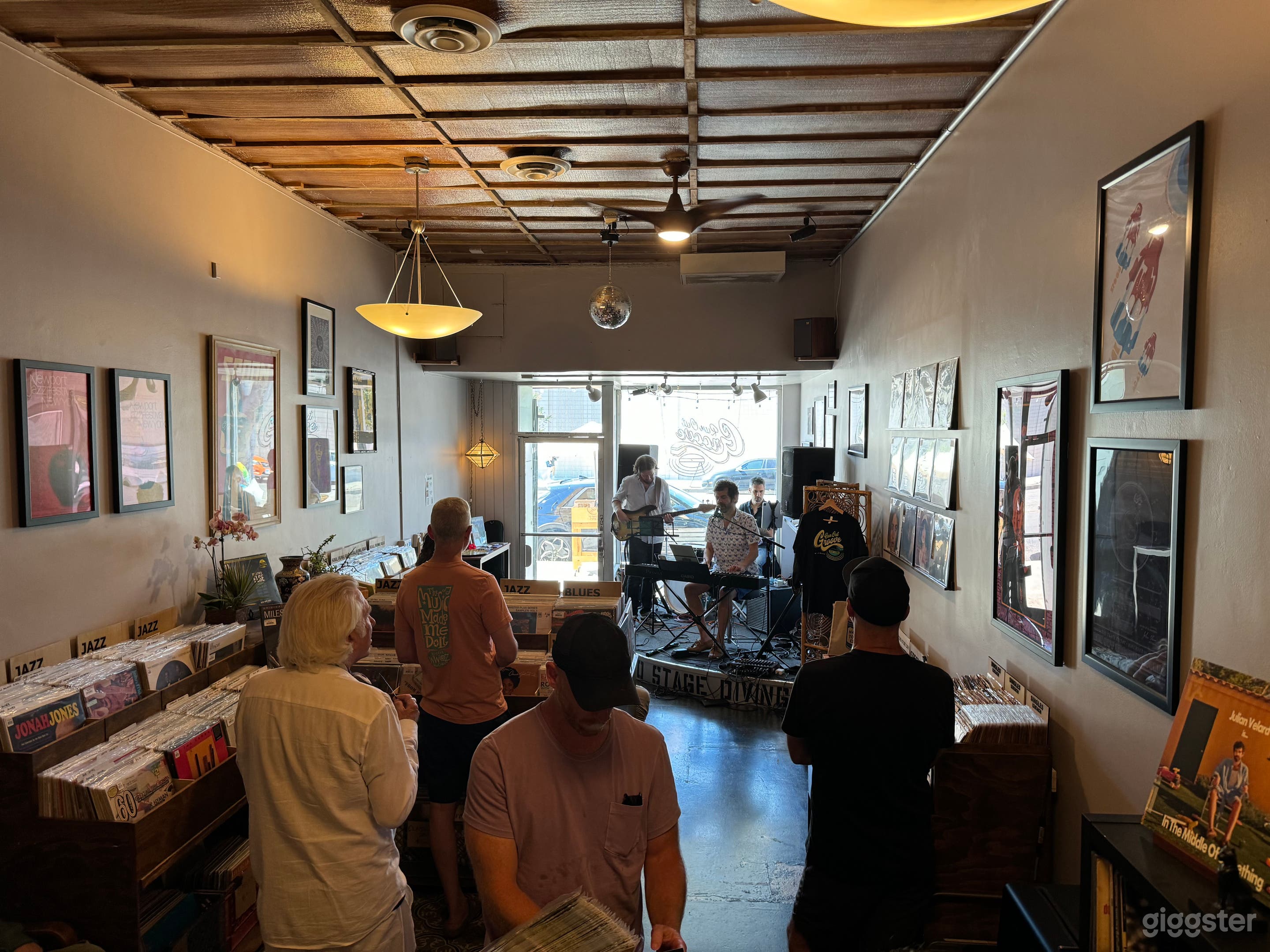 Stage from the check out desk. 