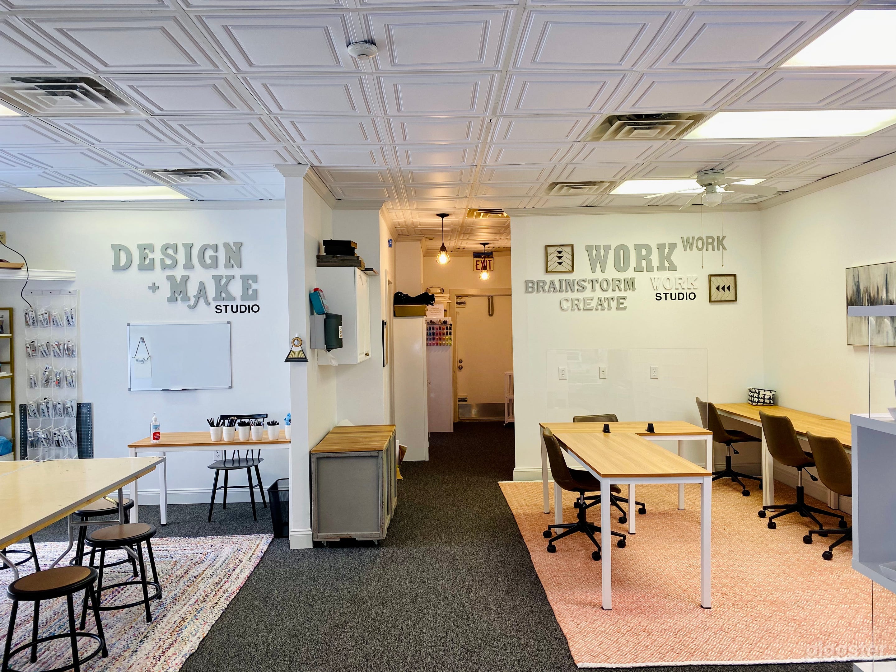 Bright, Airy + Colorful Art Class Studio with Office  Photo 2