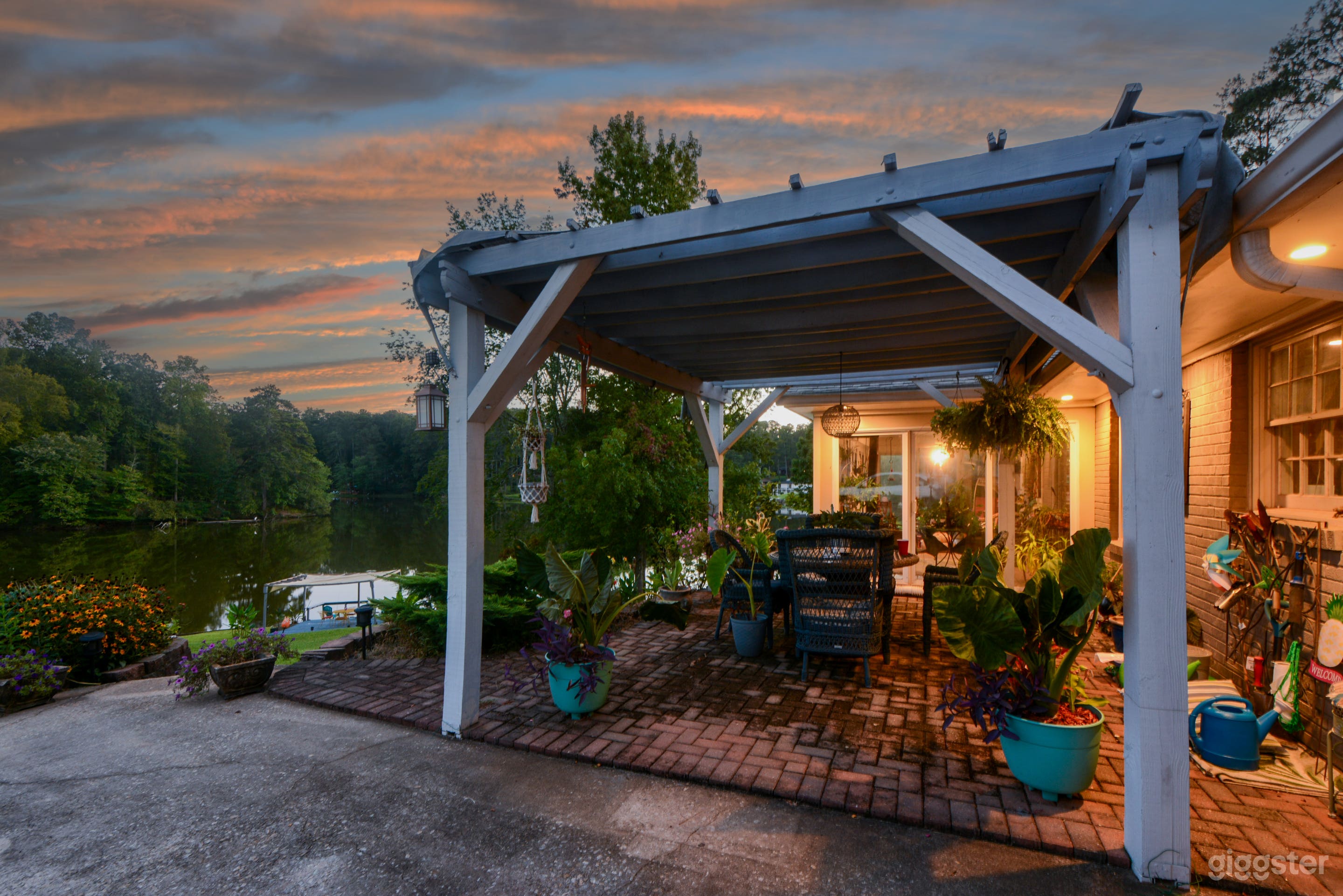 Twighlight patio Scene 