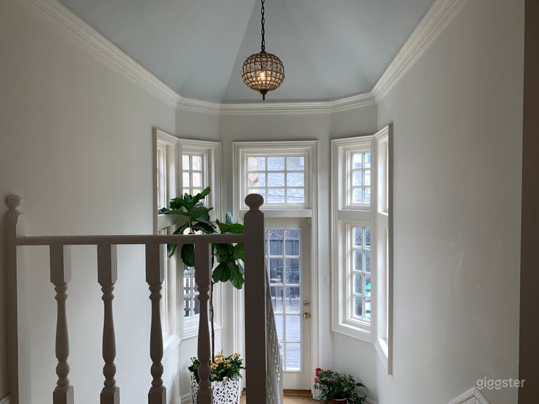  Entrance to loft sitting area and master bedroom. 