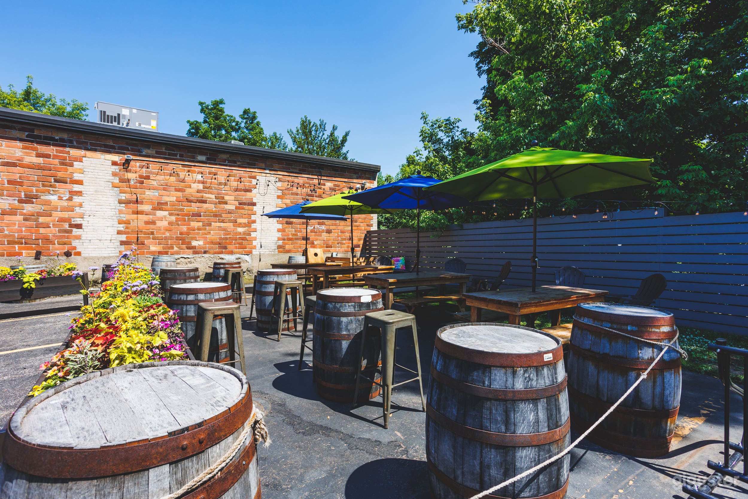 A view of our patio.