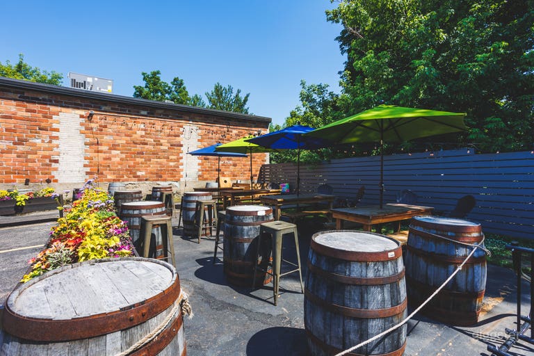  A view of our patio. 
