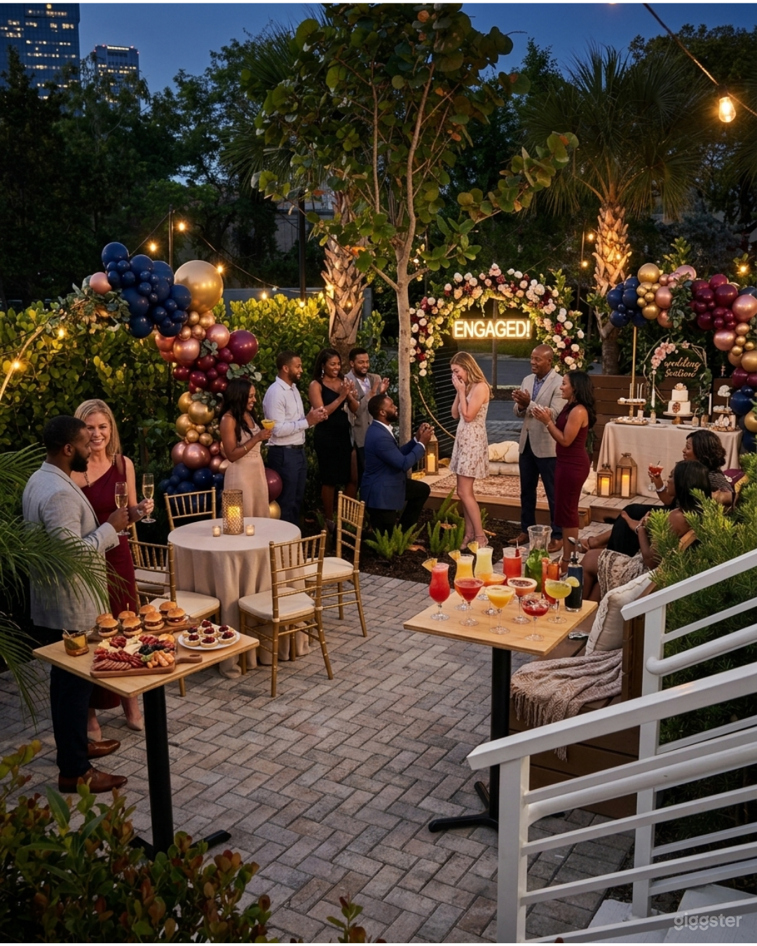 Elegant Bar Garden Outdoor Venue Photo 4