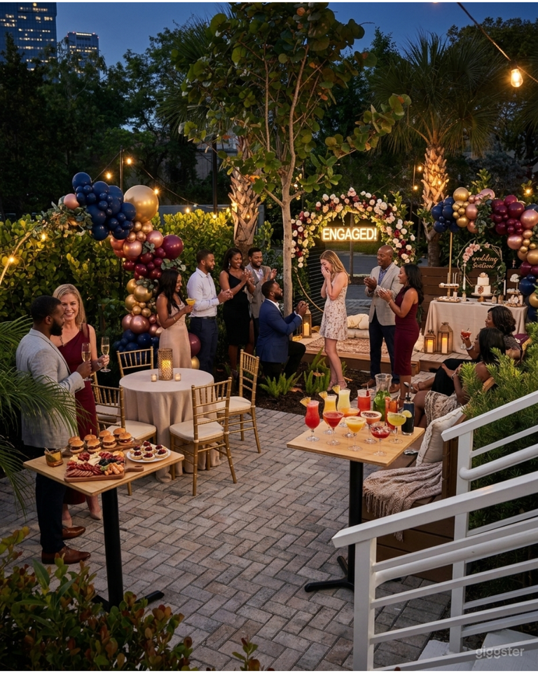  Elegant Bar Garden Outdoor Venue 