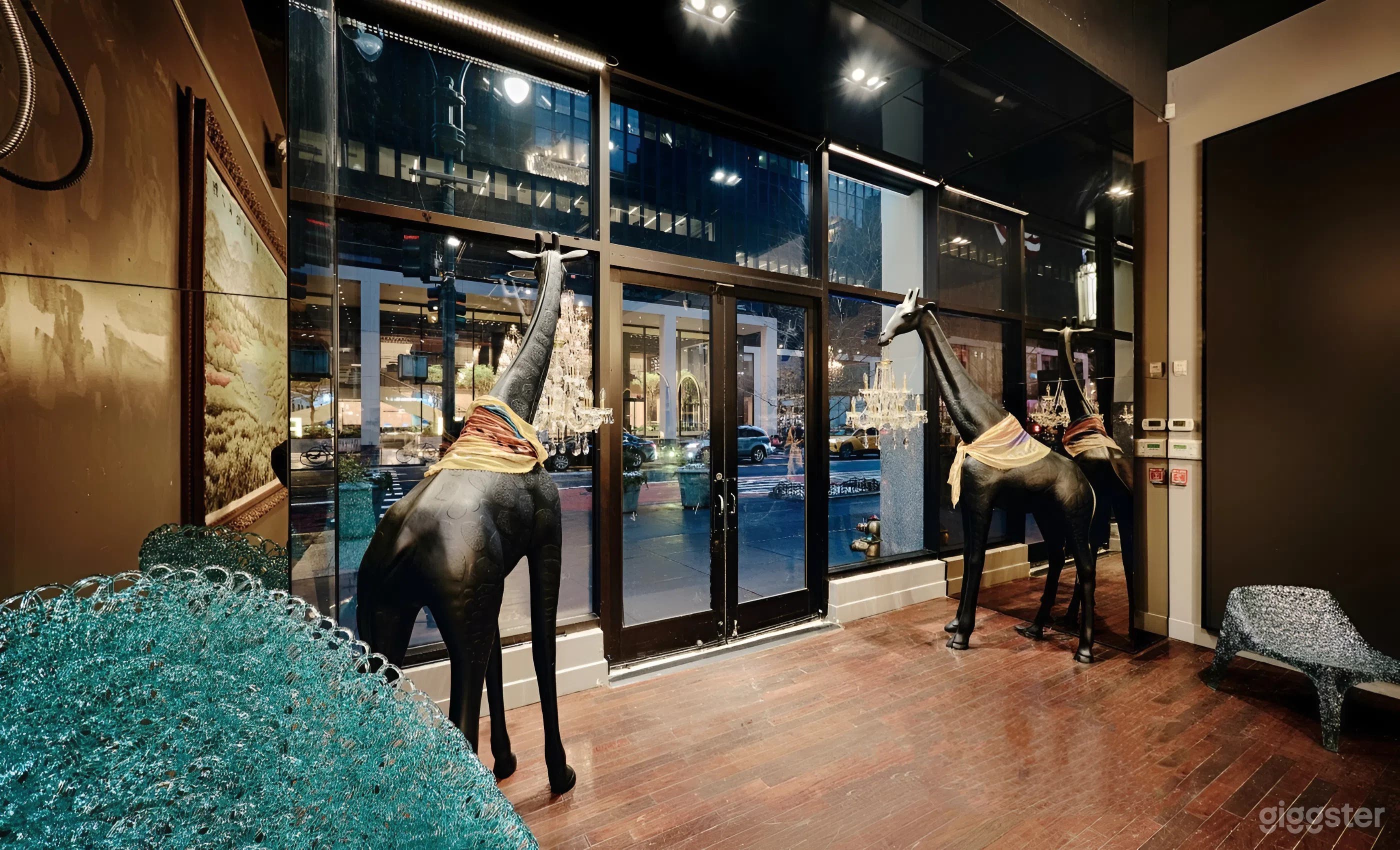 Gallery-Style Event Space with Chandeliers & High Ceilings Photo 2