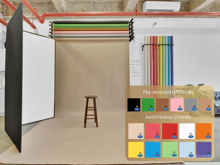  125: Affordable Natural Light Studio with Cyc Wall 