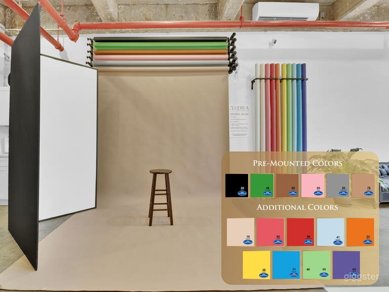  125: Affordable Natural Light Studio with Cyc Wall 