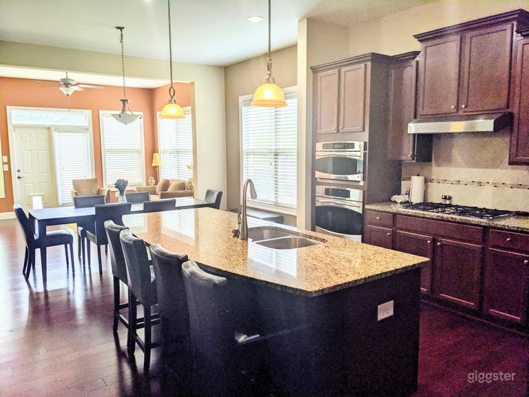  The kitchen opens to the breakfast area and sunroom 