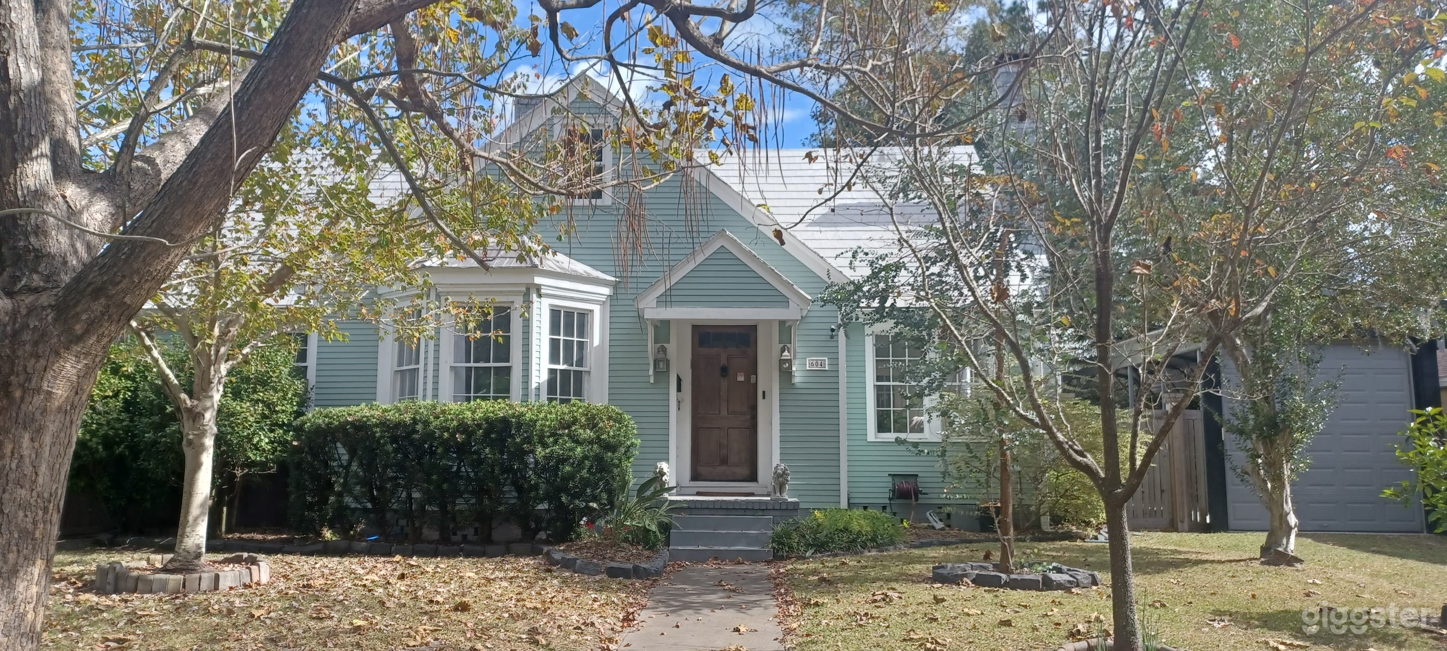 Front of house and front yard