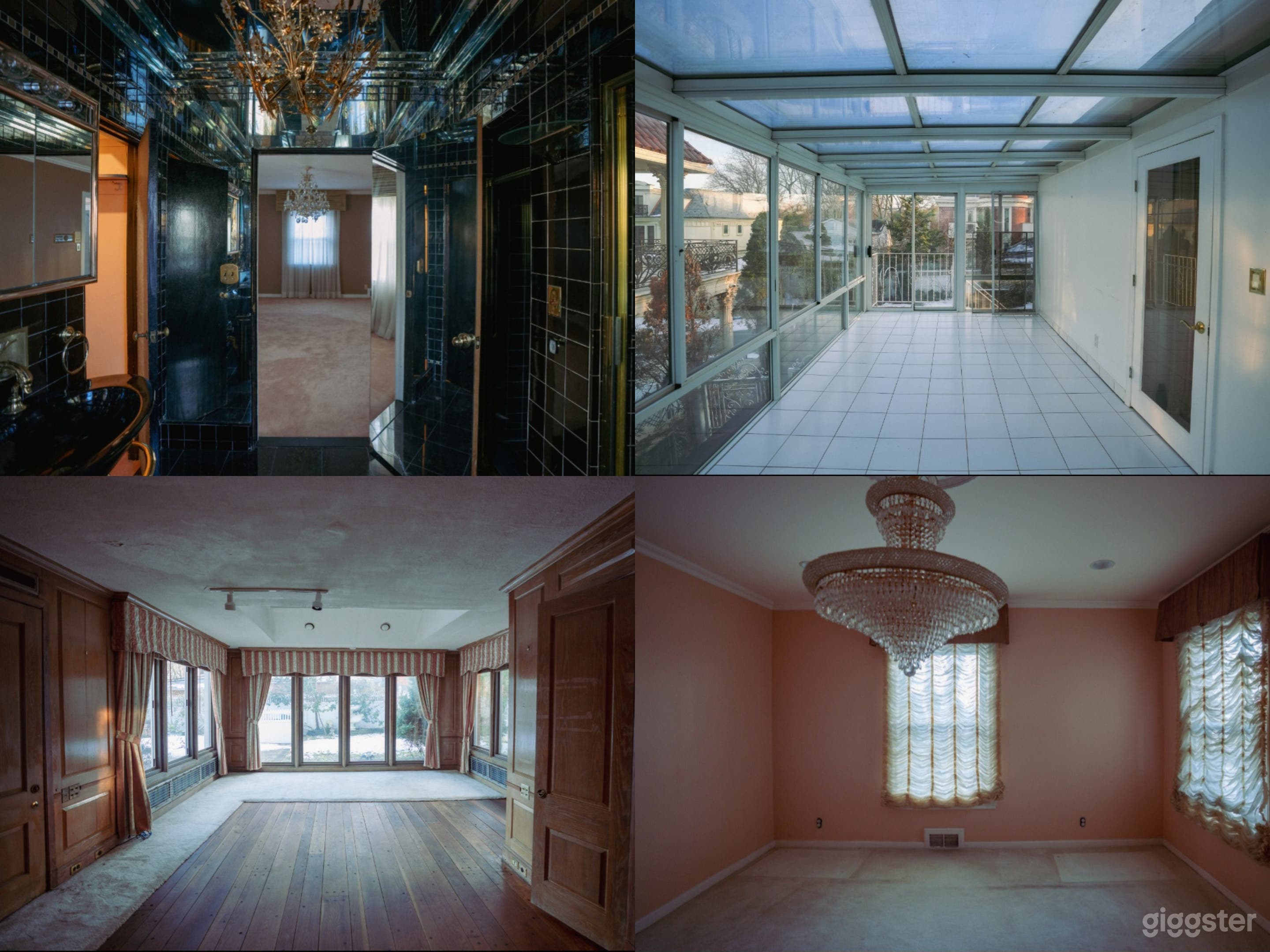 Historic Home with Chandeliers, Mirrors, and Retro Bathroom Photo 1