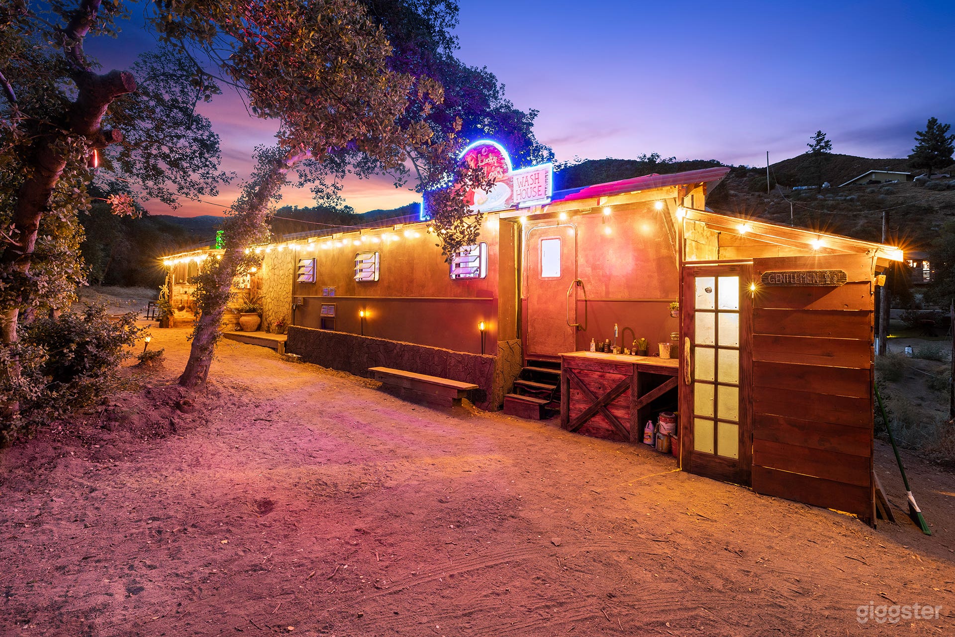 Western Styled Film Backdrop on Ranch in High Desert Photo 4