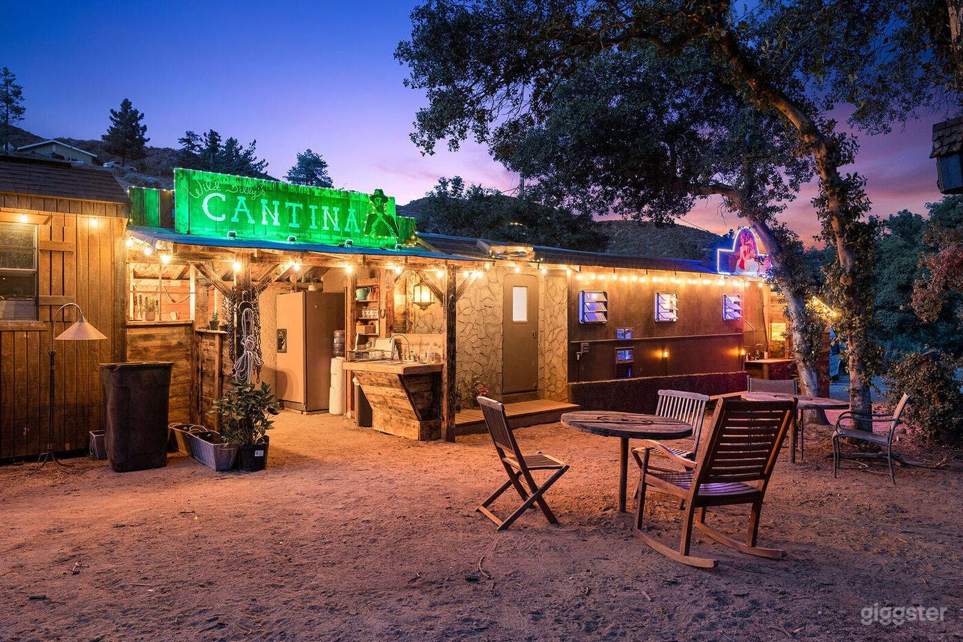 Western Styled Film Backdrop on Ranch in High Desert Photo 1