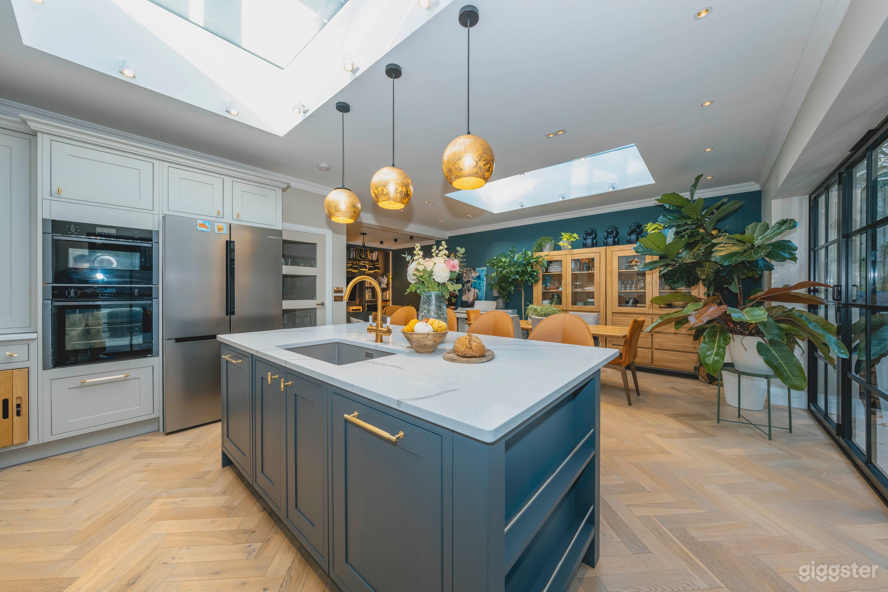 Kitchen and dining area