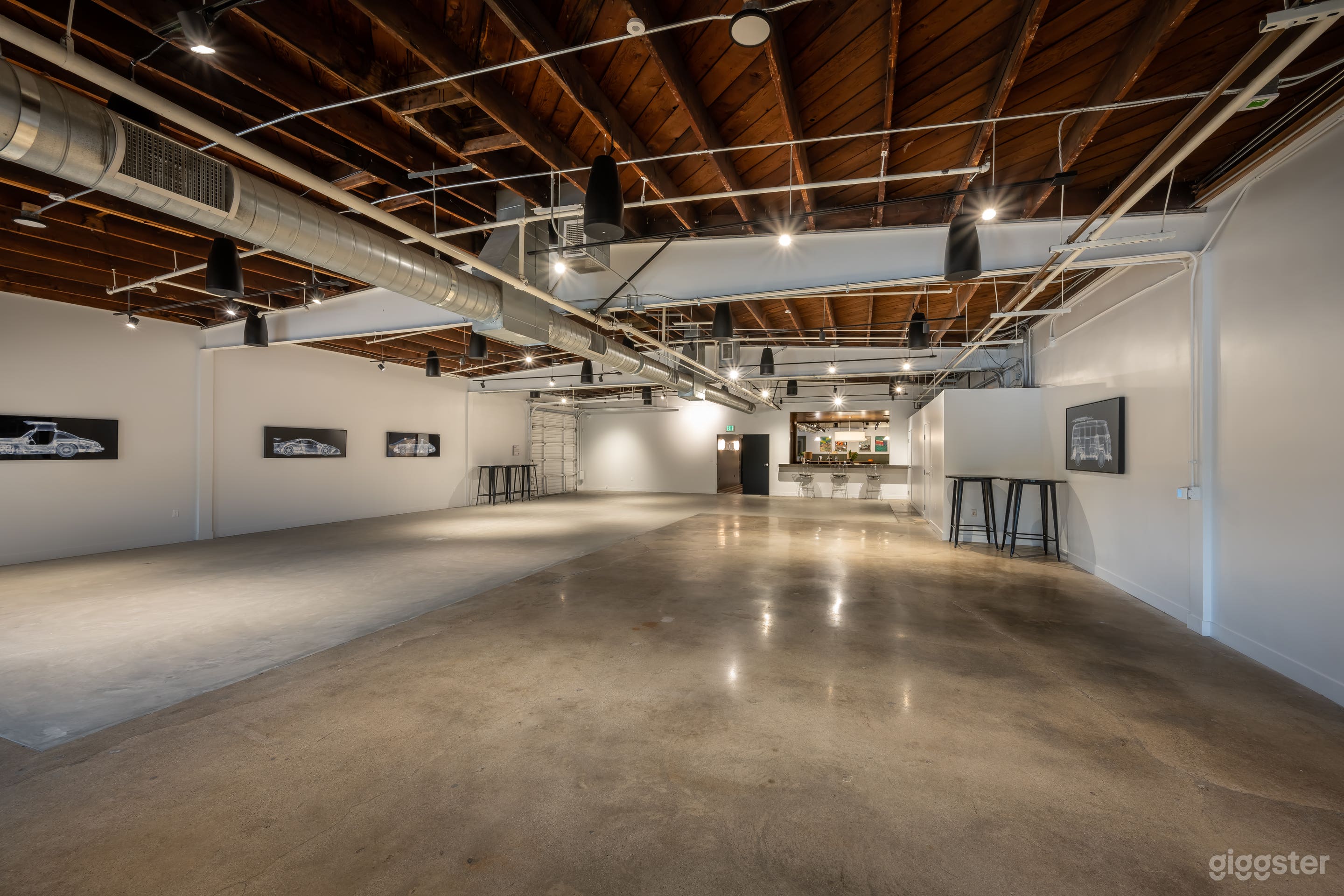 Our gallery area can be set up for various accommodations: Seminars, viewings, and presentaions.