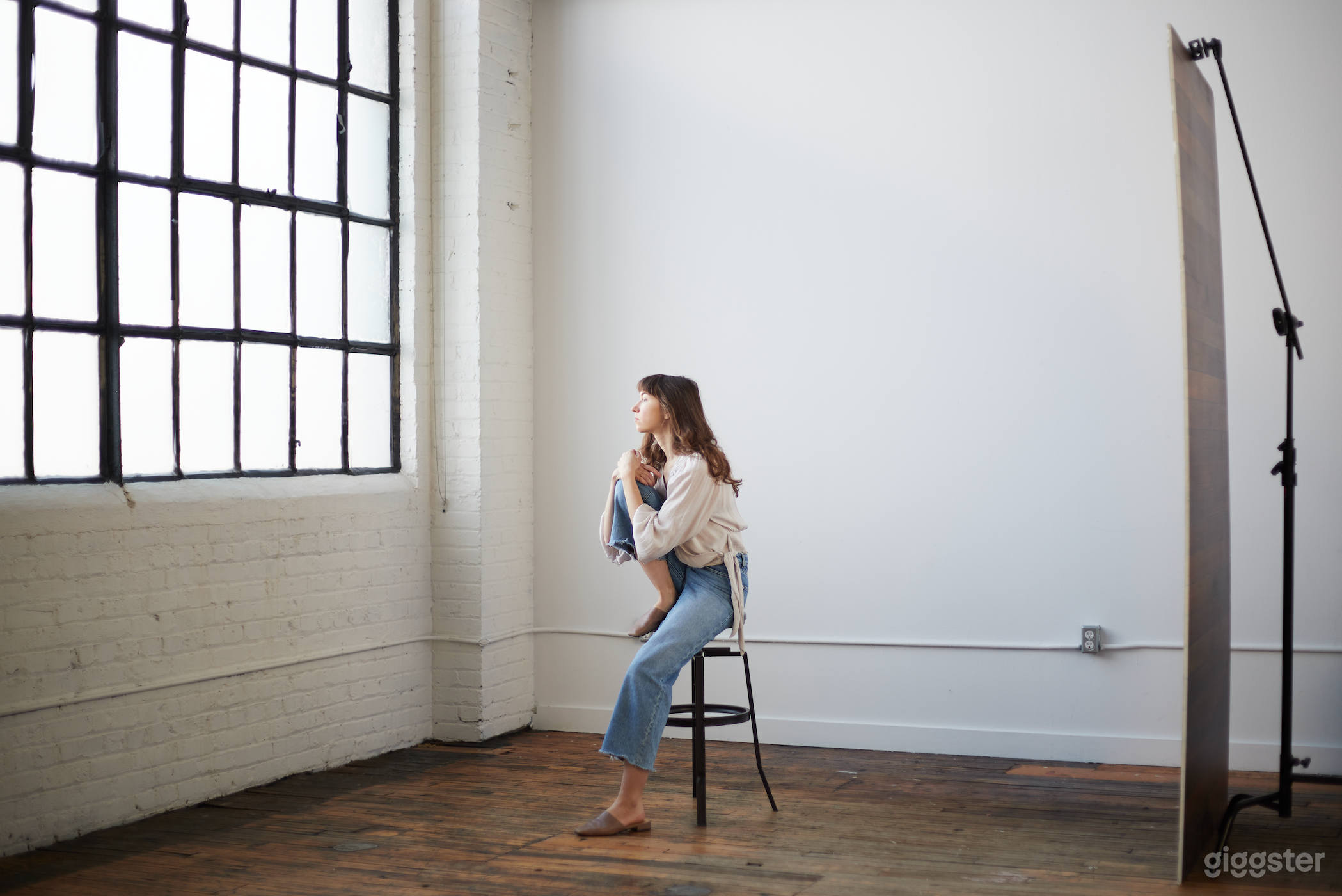 Large North-Facing windows create beautiful even light. 