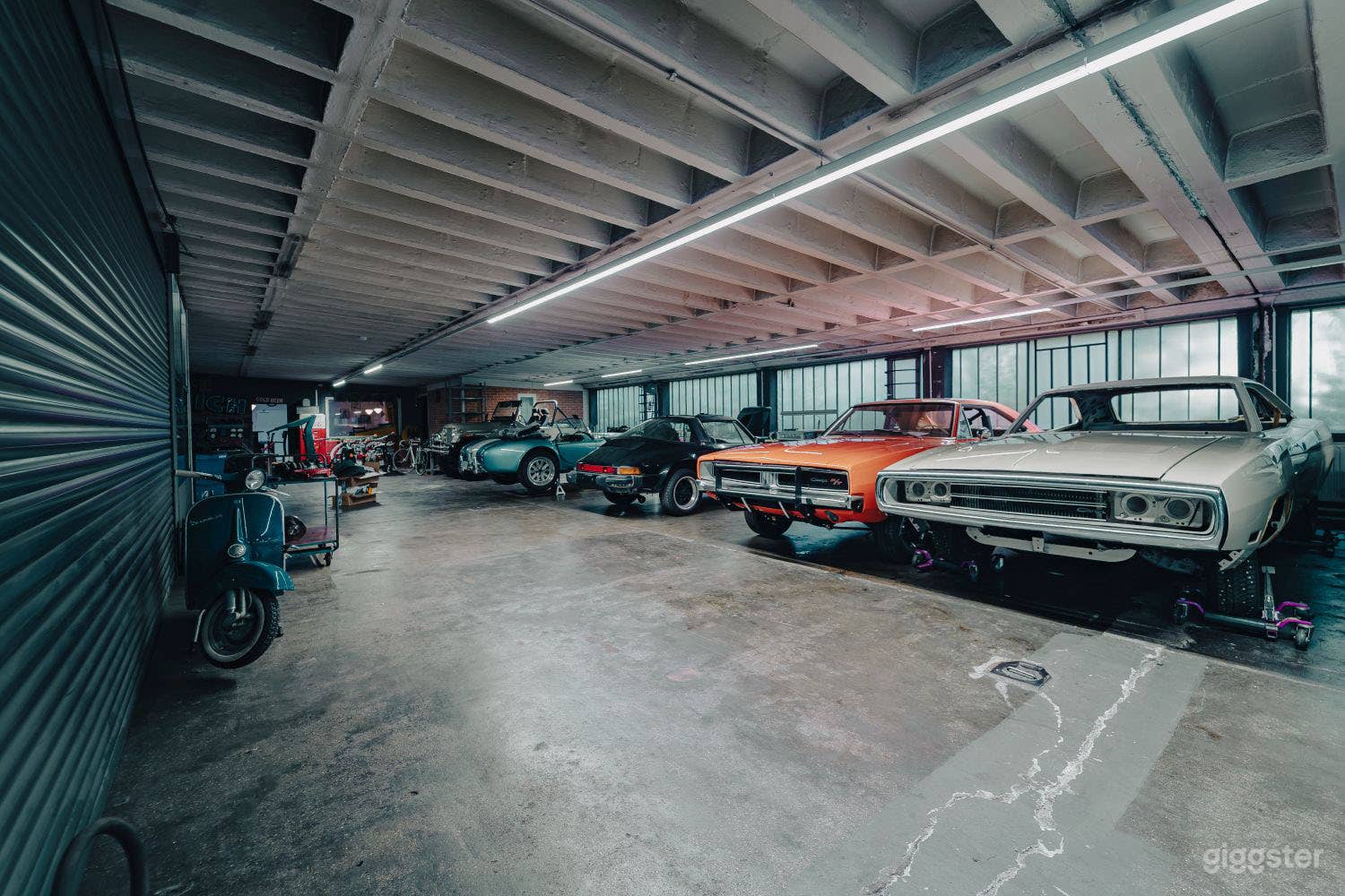 Klassische Autorestaurierung Garage & Industrieller Werkstattbereich Foto 4