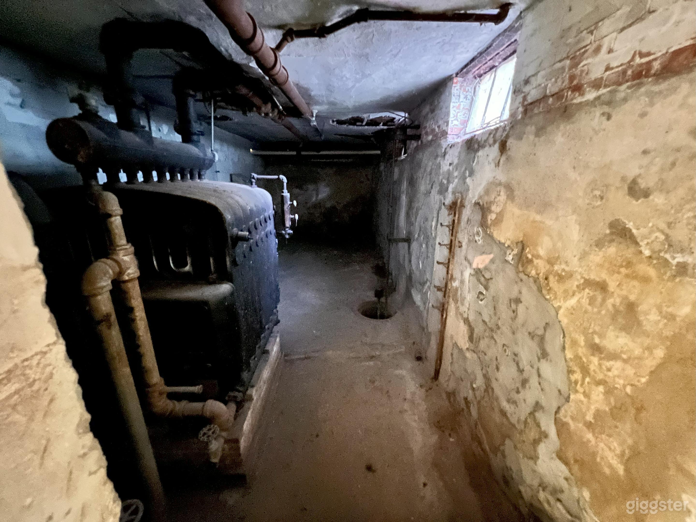Scary Horror Movie Basement in Historic Schoolhouse Photo 1