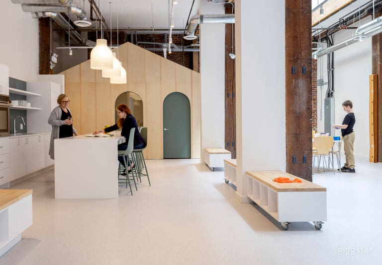  Our kitchen and sensory house. 