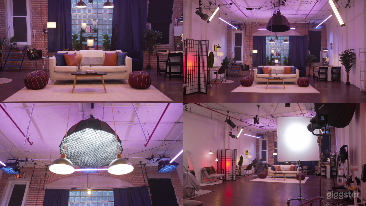 Industrial Penthouse Studio w/ Lighting &amp; Rooftop Photo 3