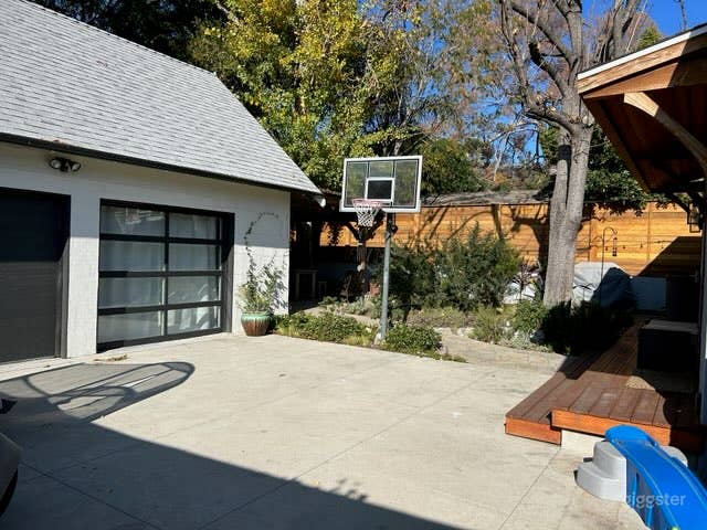 Half Basketball Court in L.A. Photo 1