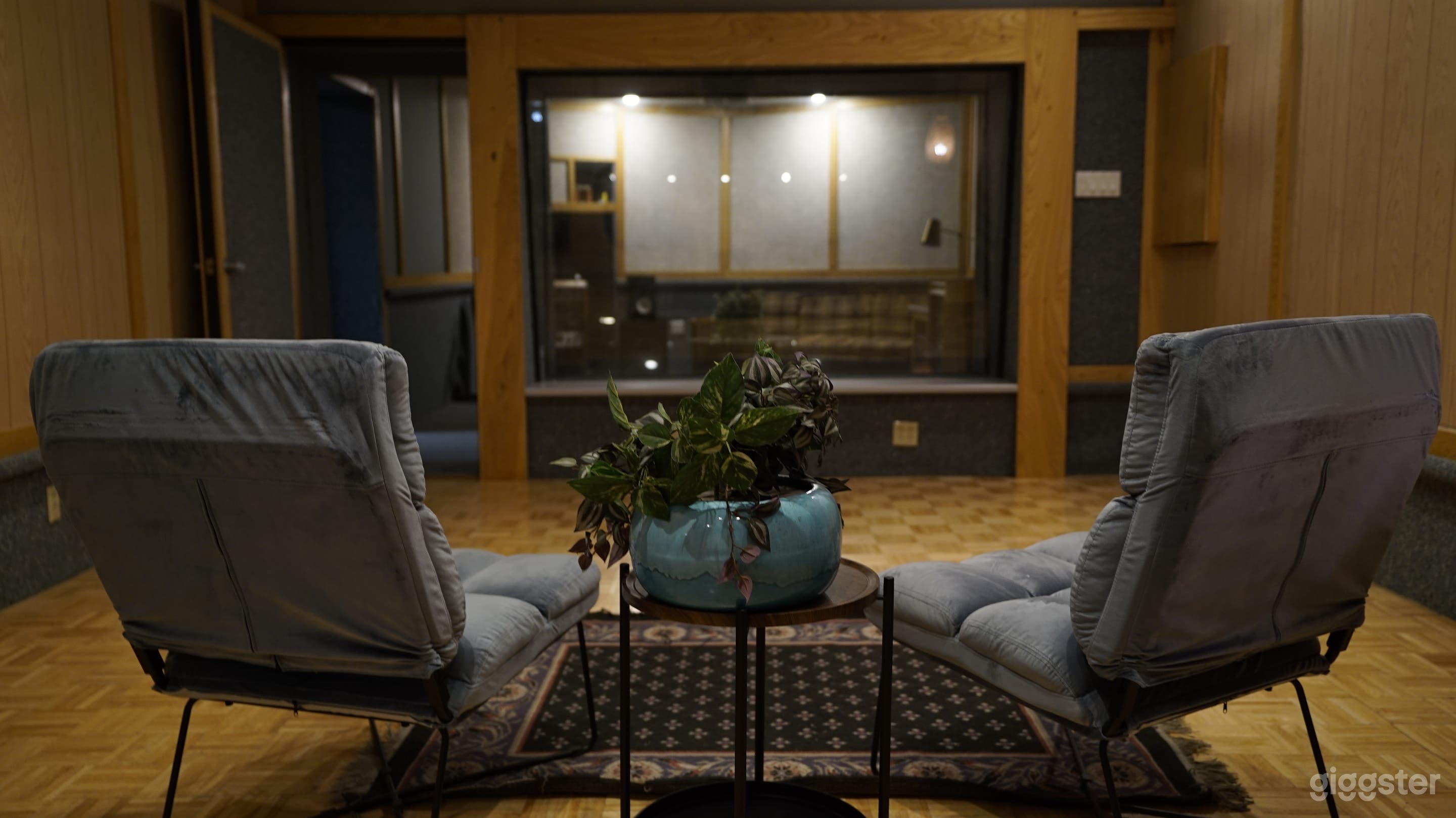 Cozy Wood Paneled Podcast &amp; Interview Studio  Photo 1