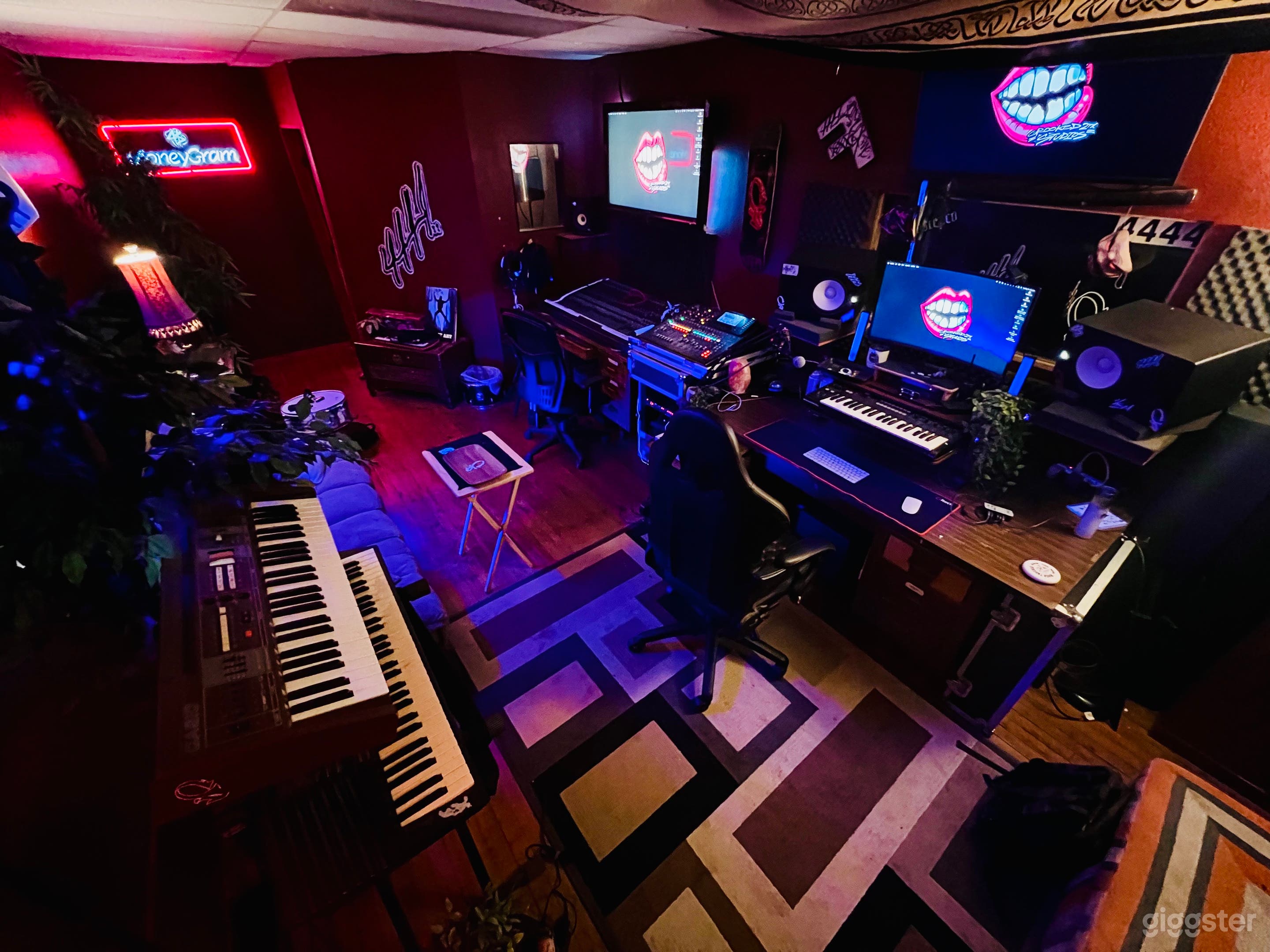 MUSIC - STUDIO A (DEDICATED VOCAL BOOTH)/ MASTER CONTROL ROOM