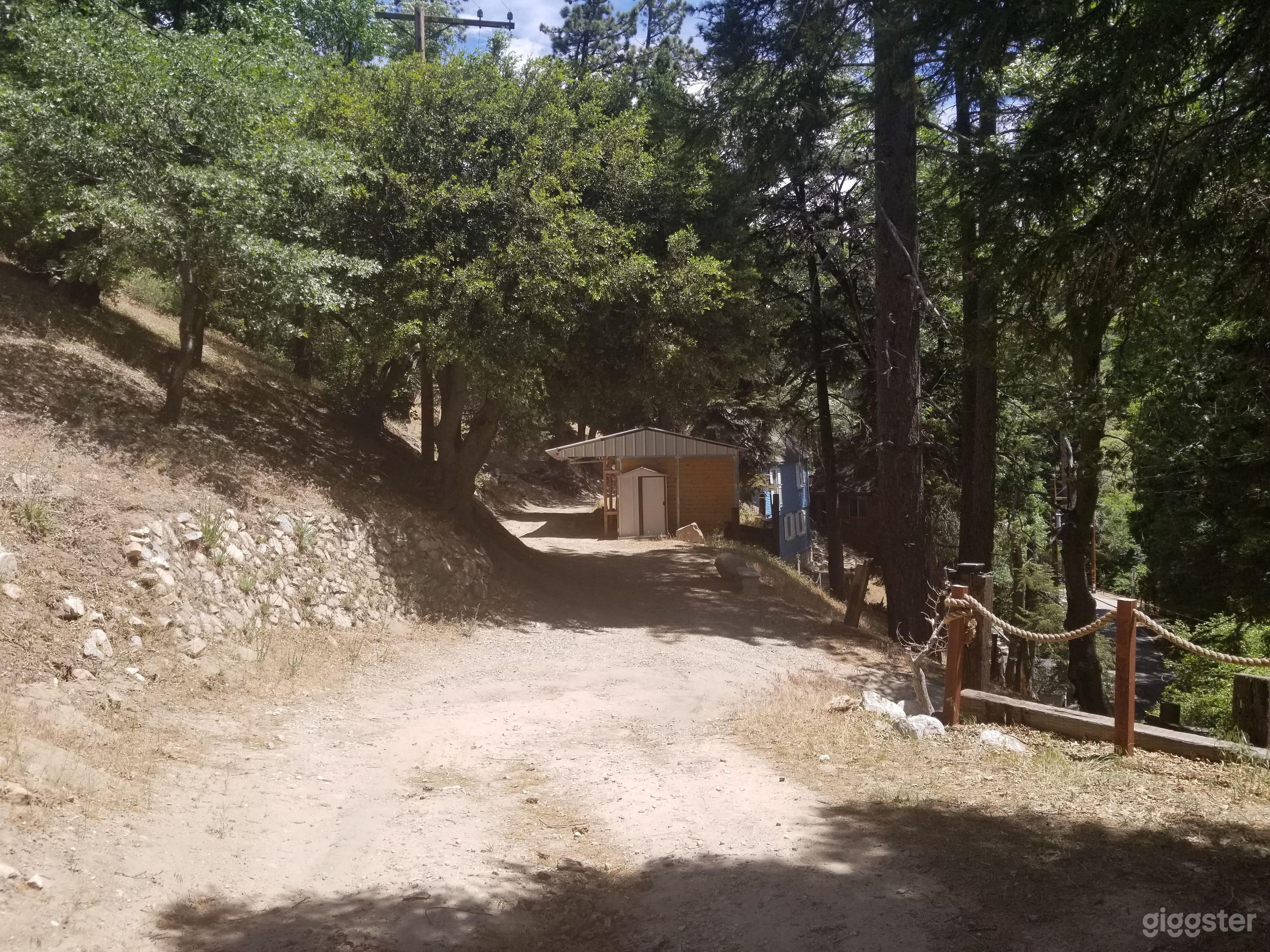 Trail to guest houses