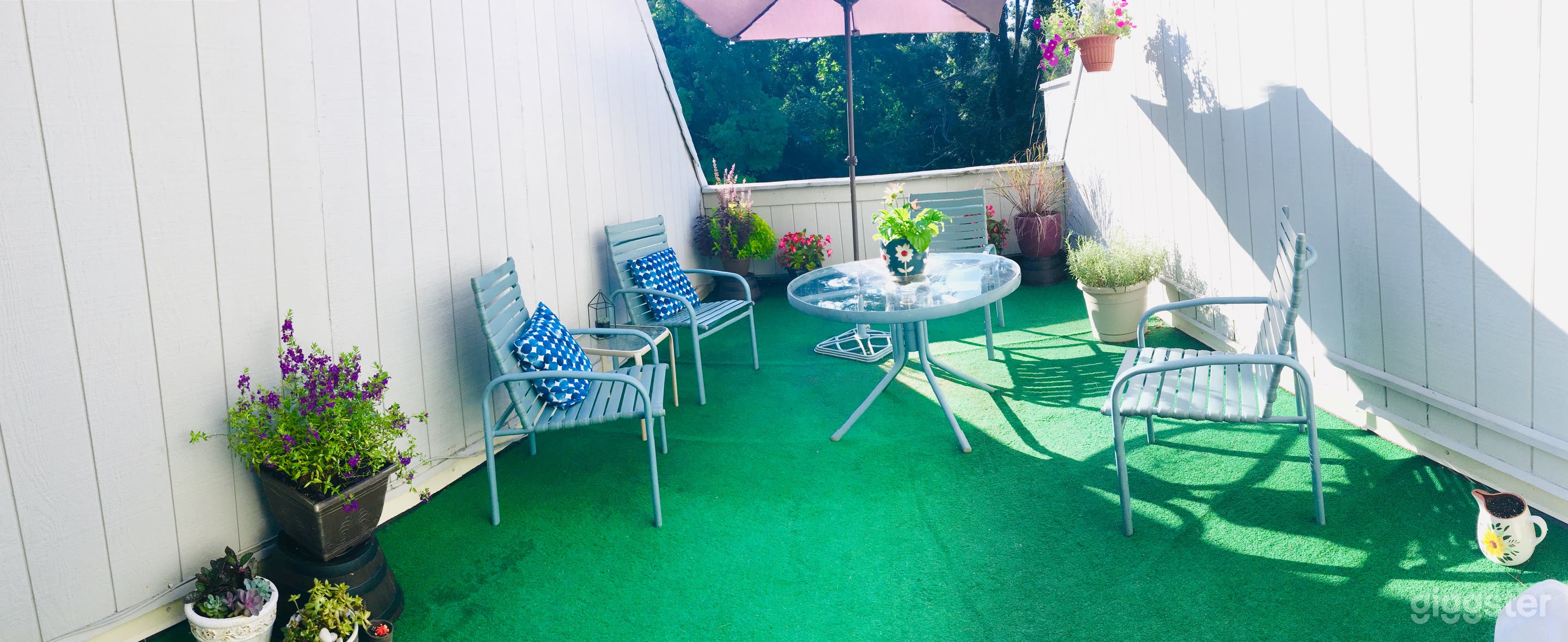 Summer afternoon patio