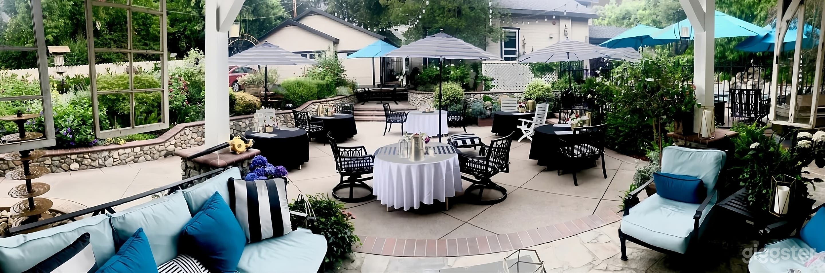 Unique Backyard with Rustic Garden Charm Photo 2