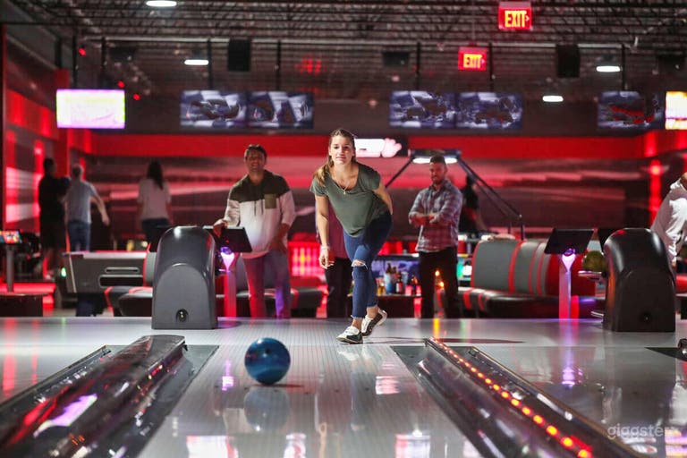  Bowling Lanes with Relaxing Couch 