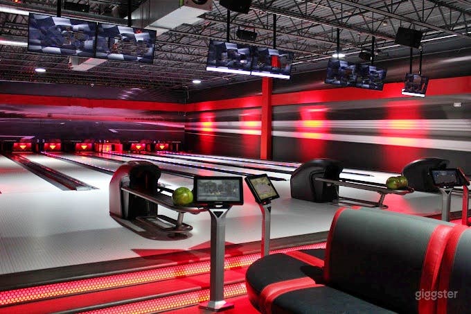  Bowling Lanes with Relaxing Couch 
