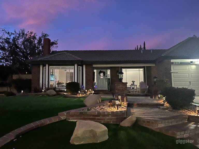  All American  Ranch style home with tennis courts  