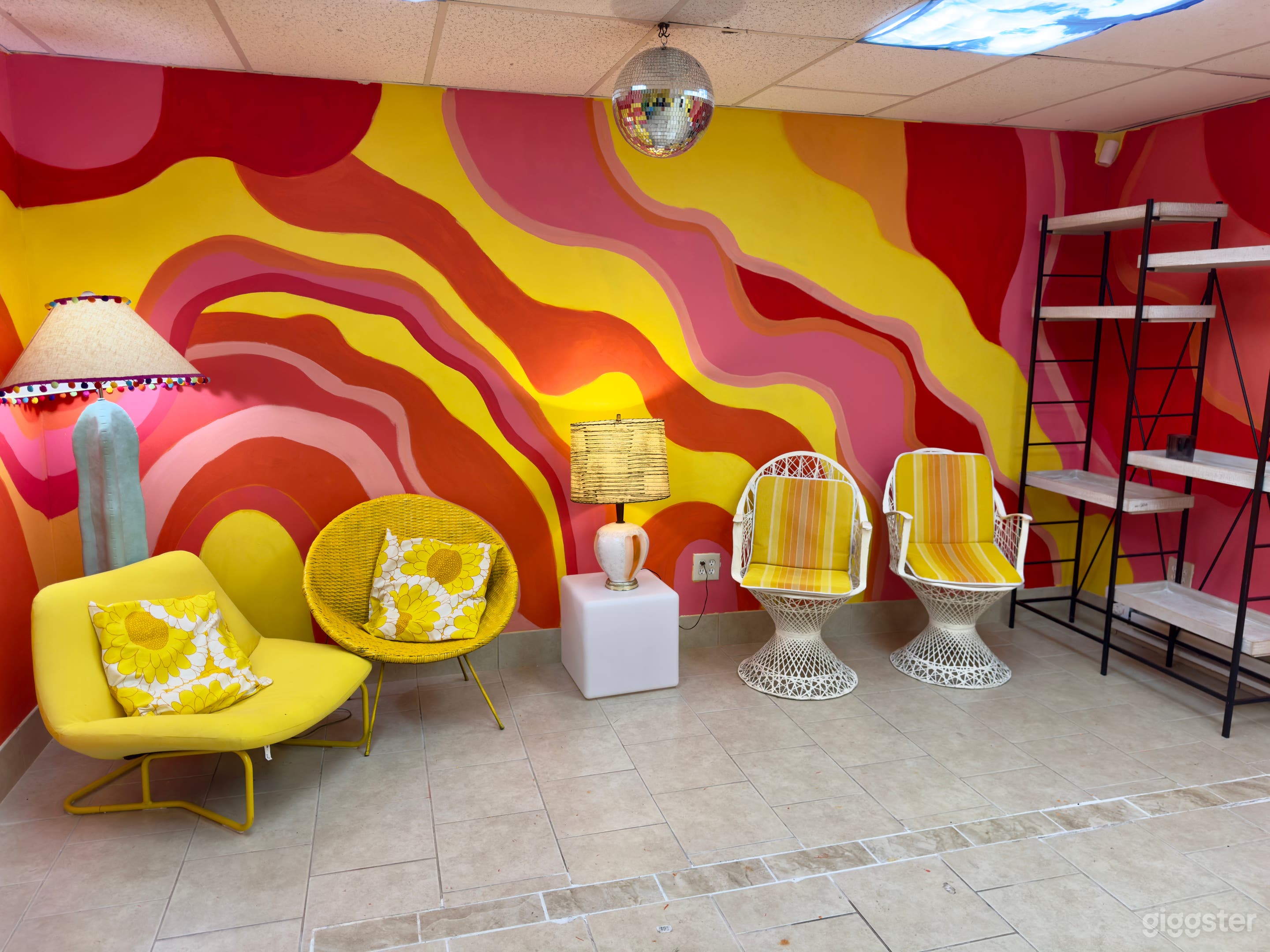 "The vibe" in the back room 